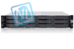 Система хранения данных Infortrend DS1012R (2xCtrl, до 12xHDD, SAS6G внеш. порт, 2x2GB, 8x1G порта iSCSI)