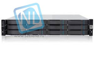 Система хранения данных Infortrend DS1012R (2xCtrl, до 12xHDD, SAS6G внеш. порт, 2x2GB, 8x1G порта iSCSI)