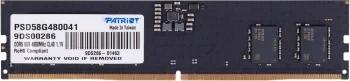 Память DDR5 8GB 4800MHz Patriot PSD58G480041 Signature RTL PC5-38400 CL40 DIMM 288-pin 1.1В