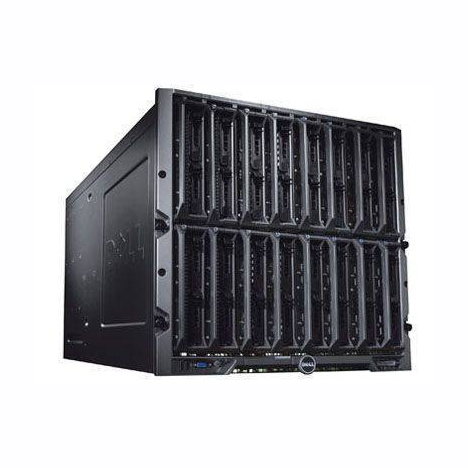Шасси Dell PowerEdge M1000e, скомплектованное (1xiKVM, 2xCMC, 6xPS, 9xFan)