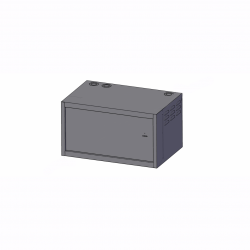Антивандальный шкаф серии Great, 6U, 322х577х377, IP20, RAL7035