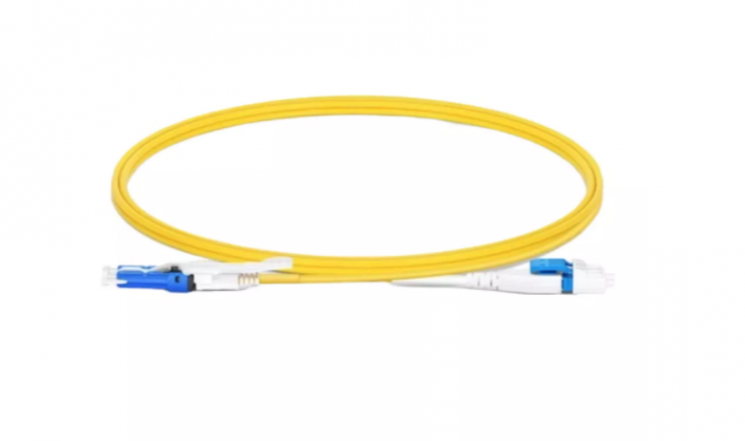 Патчкорд оптический CS/UPC-LC/UPC SM Duplex 1,5 метра 2мм