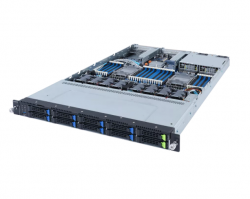 Платформа Gigabyte 1U R182-N20, До двух процессоров Intel Xeon Scalable Gen3, DDR4, 10x2,5" SATA/SAS/Gen4 NVMe, 2x1000Base-T