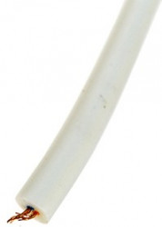 2K, 28 AWG (WHITE), кабель телефонный 2 жилы бел. 7х0.12мм