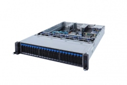 Платформа Gigabyte 2U R282-2O0, До двух процессоров Intel Xeon Scalable Gen3, DDR4, 24x2,5" HDD SATA/SAS, 2x1000Base-T