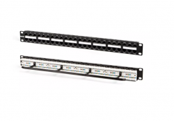 Патч-панель высокой плотности 19", 1U, 48 портов RJ-45, категория 5e, Dual IDC