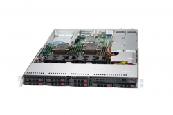 Платформа Supermicro 1U SYS-1029P-WTR, До двух процессоров Intel Xeon Scalable, DDR4, 8x2,5" HDD SATA, 2x1000Base-T