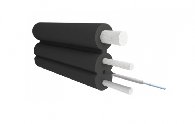 Кабель оптический B-OptiX, с дополнительным несущим элементом (FRP 1.0 мм), 1 волокно