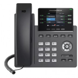 Grandstream GRP2613 - IP телефон. 3 SIP аккаунта, 6 линий, цветной LCD, PoE, (1GbE)Gigabit Ethernet
