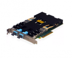 Сетевая карта 2 порта 40GBase-SR4 Bypass (MPO, XL710BM2), Silicom PE340G2BPI71-QS41
