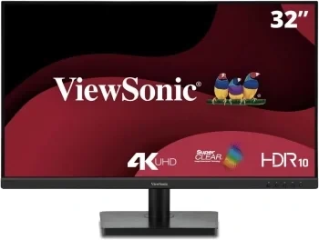 Монитор ViewSonic 32" VA3208-4K-HD черный VA LED 4ms 16:9 HDMI M/M матовая 3000:1 300cd 178гр/178гр