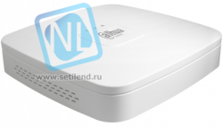 IP Видеорегистратор DAHUA DHI-NVR2104-P-4KS2 4-х канальный, до 8Мп, до 80Мбит/с, 1хHDD до 6Тб, 4 PoE порта, HDMI, VGA, аудио вх./вых, 2 порта USB2.0