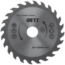 Круг пильный твердосплавный FIT 37726 по дереву 160 х 20 х 12 t