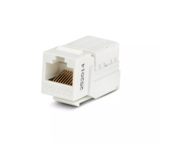 Вставка Keystone Jack RJ-45(8P8C), категория 5e, 110 IDC, заделка с помощью NE-TOOL, белая
