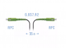 Патчкорд оптический FTTH SC/APC, кабель 604-06-01, 35 метров