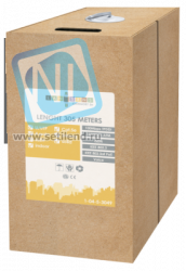 Кабель витая пара LANsens UTP, 4 пары Cat.5e, LSZH, indoor, 305м