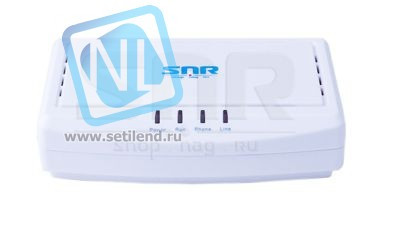 Шлюз VoIP SNR, 1 FXS, 1 PSTN-Passthrough, 2 RJ45, 1 SIP аккаунт