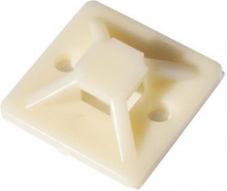 SQ0516-0002 (упаковка из 100), Площадка 25х25 под хомуты самоклеющаяся