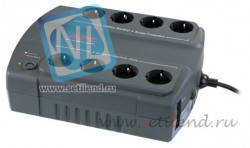 Источник бесперебойного питания APC Back-UPS ES с функцией энергосбережения, 8 розеток, 550 ВА, 230 В, соединители CEE 7/7