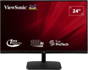 Монитор ViewSonic 24" VA2432-H-2 черный IPS LED 1ms 16:9 HDMI матовая 1300:1 250cd 178гр/178гр 1920x