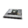 Платформа Supermicro 1U SYS-110P-WTR, До одного процессора Intel Xeon Scalable, DDR4, 10x2,5" HDD SATA, 2x10GBase-T
