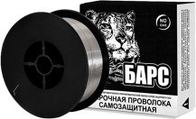 Проволока БАРС E71T-11 ф 0.8мм 1кг Ф0.8мм 1кг, флюсовая/порошковая, катушка Ф100мм