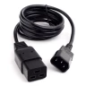 Кабель питания IEC320-C14/IEC320-C19, 220B, 16А, 1.8м
