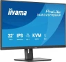 Монитор Iiyama 32" ProLite XUB3297QSNP-B1 черный IPS LED 1ms 16:9 HDMI M/M матовая HAS Piv 1000:1 35