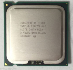 Процессор Intel SLGTE Core2 Duo E7500 (3M Cache, 2.93 GHz, 1066 MHz FSB)-SLGTE(NEW)