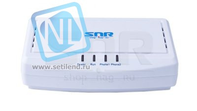 Шлюз VoIP SNR, 2 FXS, 2 RJ45, 2 SIP аккаунта