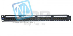 Патч-панель неэкранированная SNR, Cat. 5E, 19", 1U, 24 порта