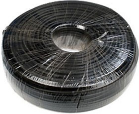 RG-6/U CCS ЧЕРНЫЙ БУХТА 100М, RG-6/U, коакс. каб.,75 Ом, жила CCS, черн., бухта 100м
