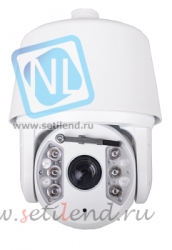 Поворотная камера IP 2.0Мп с 30х оптическим увеличением c ИК подсветкой, наст. кронтш и БП24АС в компл