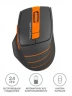 Мышь A4Tech Fstyler FG30 серый/оранжевый оптическая (2000dpi) беспроводная USB (6but)