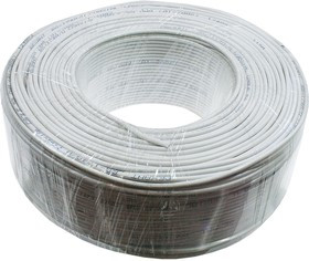 RG-174A/U БУХТА 200М, RG-174A/U, Кабель коаксиальный, 50 Ом, медь,белый, в бухте 200м