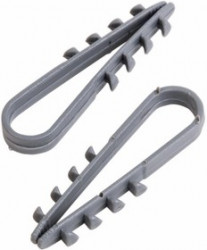 07-4501-3, Дюбель-хомут нейлоновый 5-10 мм, серый (упак. 100 шт)