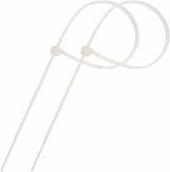 Хомут кабельный 4.8х300 нейл. бел. (уп.100шт) PROCONNECT 57-1302