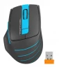 Мышь A4Tech Fstyler FG30 серый/синий оптическая (2000dpi) беспроводная USB (6but)