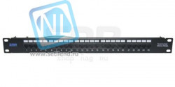 Патч-панель телефонная SNR, Cat. 3, 19", 1U, 25 портов