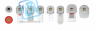 Симметричная рупорная антенна RF elements HG3-TP-S90 5GHz 9dBi