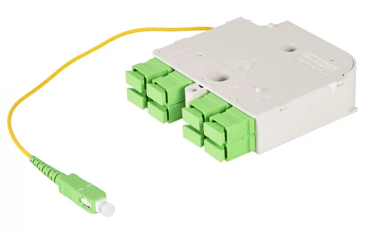 Универсальный сплиттерный модуль на 8 абонентов LIGHT PON УСМ 1х8 SC/APC