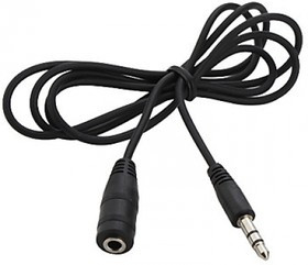 PL1058, Кабель Jack 3.5" mm вилка - Jack 3.5" розетка, удлинитель, стерео-аудио, 10 м.