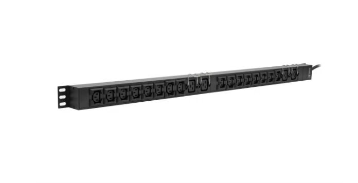 Блок электрических розеток на 16хIEC320 C13 и 4хIEC320 C19, шнур питания 3 м 3x2,5мм2 с вилкой IEC 60309 16A 2P＋E (IP44) 942.0х50.0х44.4мм