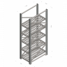 Аккумуляторный стеллаж 5 полок, 2498х686х1135мм (SNR-UPS-RACK-257012-5)