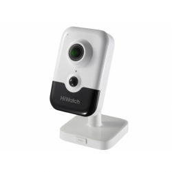 Внутренняя IP-камера DS-I214W(B) (2.8mm), 2Мп, 2.8мм, ИК до 10м, DWDR, microSD до 128Гб, DC12В/PoE, встр. микр. и динамик, Wi-Fi