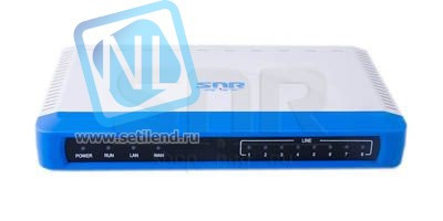 Шлюз VoIP SNR, 8 FXO, 2 RJ45