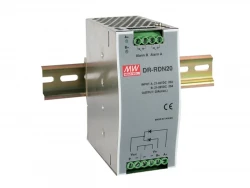 DR-RDN20 Модуль резервирования питания Вх:21-28В; Вых:24В/20A Mean Well