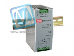DR-RDN20 Модуль резервирования питания Вх:21-28В; Вых:24В/20A Mean Well