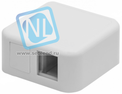 Абонентская розетка SNR, накладная, под модули Keystone, 2 порта