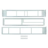 Крепление SNR-RMB-C4900M-Z (гальваническое покрытие) для коммутатора Cisco WS-C4900M в стойку 19"